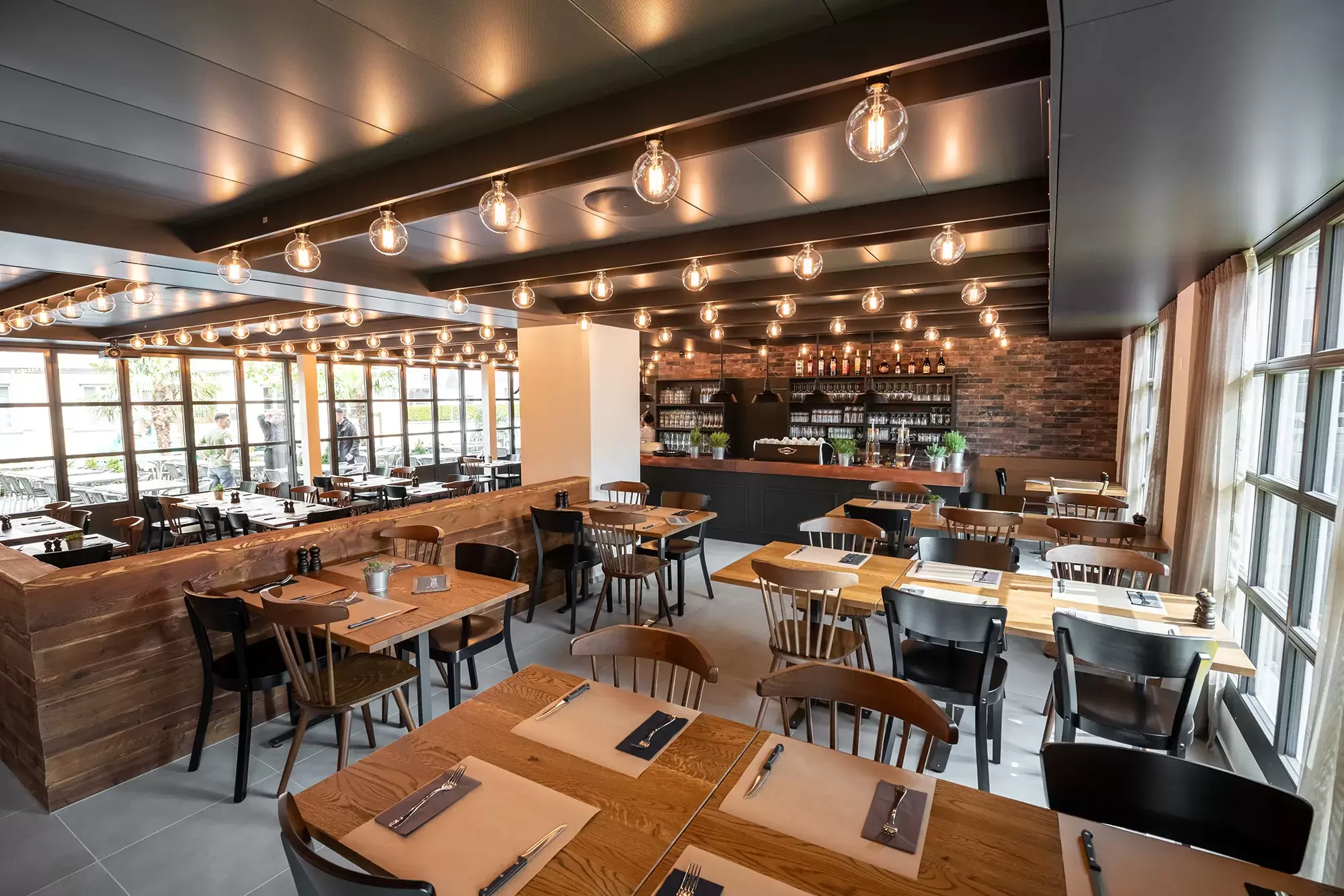 Audiovisuelle installationen gastronomie